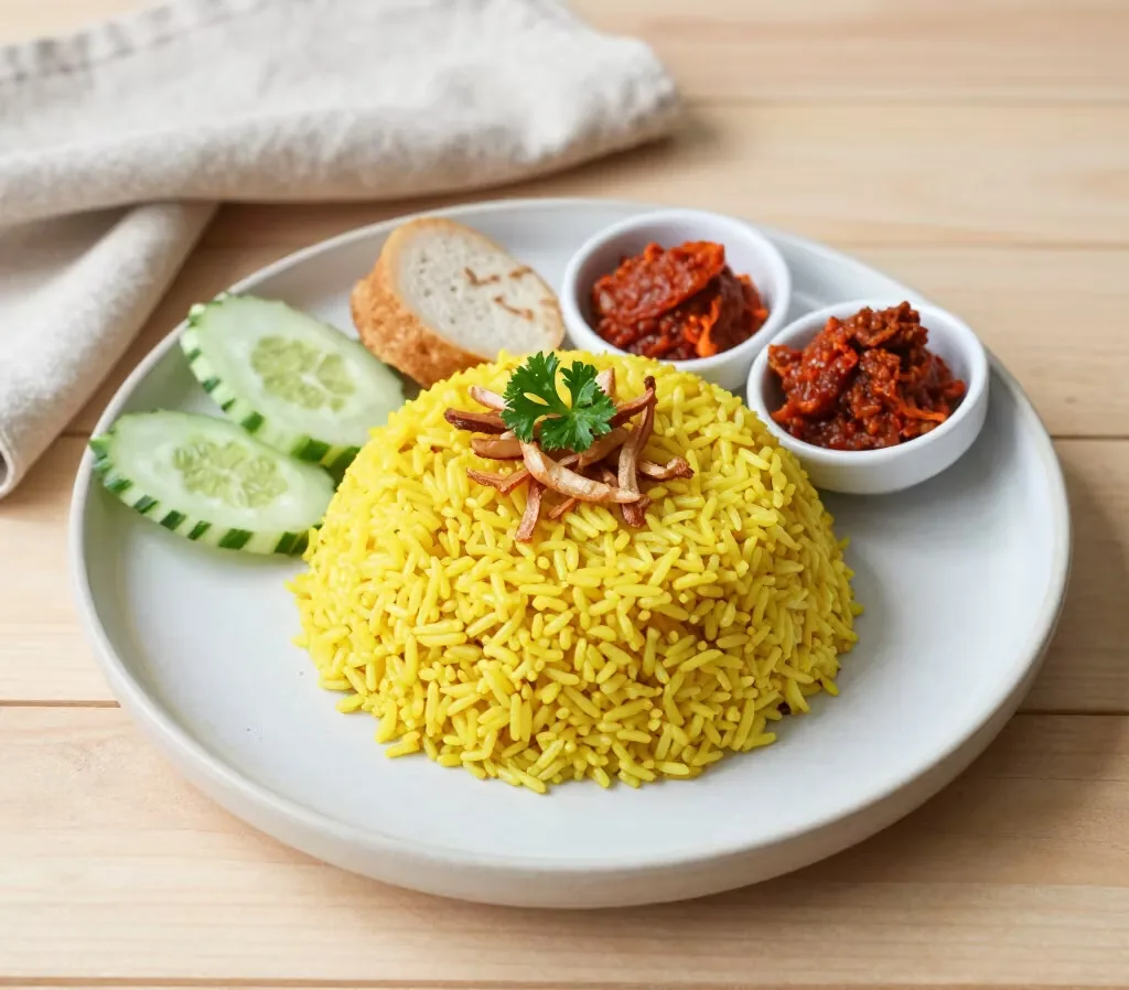 Nasi kuning autentik